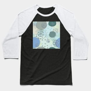Snowflake Pattern Baseball T-Shirt